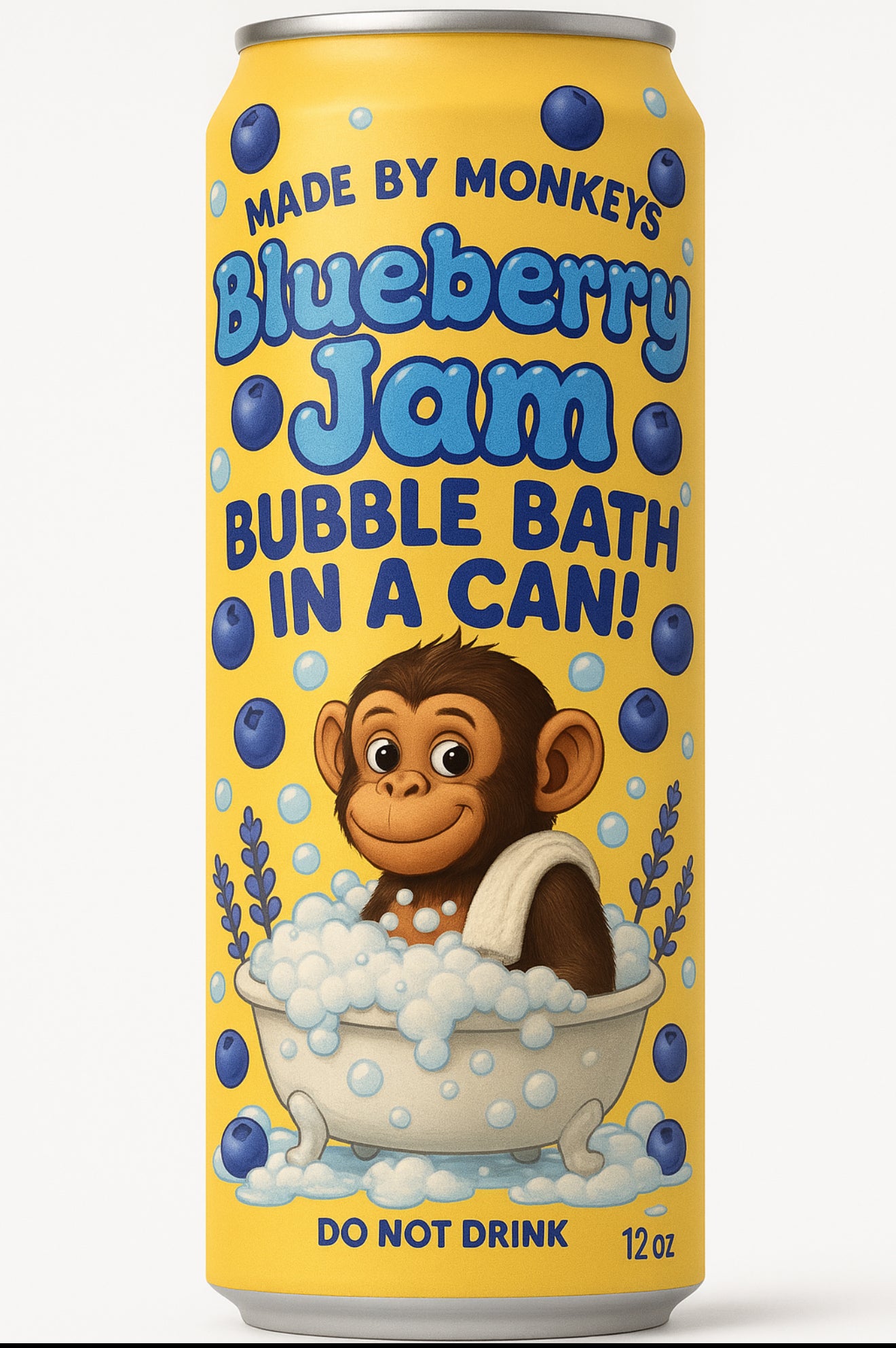 Bubbles in a Can  - Blueberry Jam